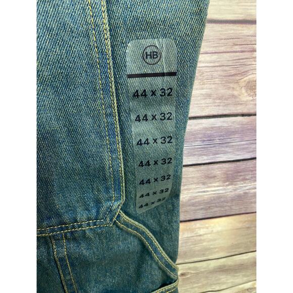 New Harbor Bay Blue Carpenter Jeans Mens Size 44 x 32 Rugged Loose fit Leg NWT - Picture 7 of 10